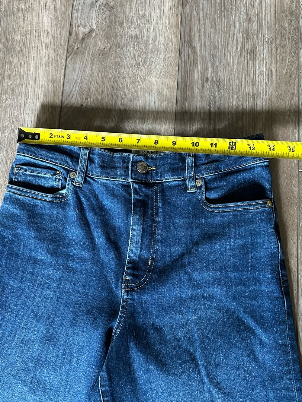Frame Le Slim Palazzo High Rise Wide Leg Jean in Femma size 29 - Picture 10 of 15
